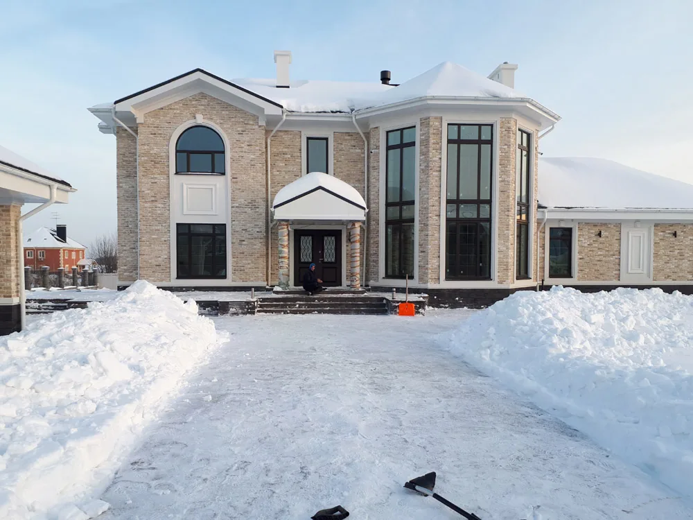 Уборка снега, КП «Серебряный Ключ», Сартаково