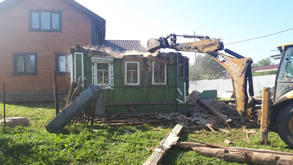 Демонтаж дома, Кременки