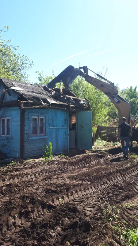 Демонтаж садового домика, Приокское