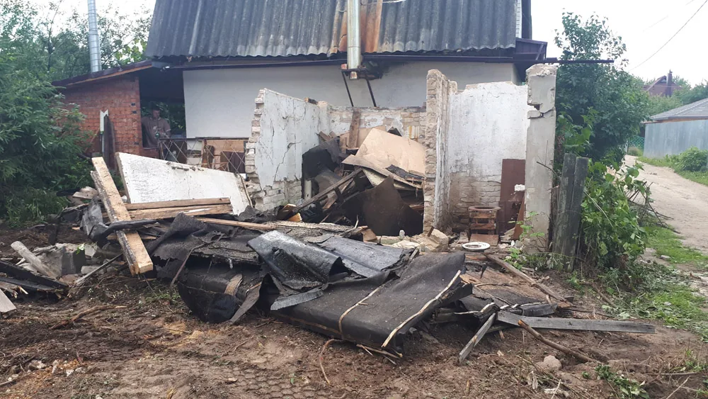 Демонтаж садов, ул. Баумана, Нижний Новгород
