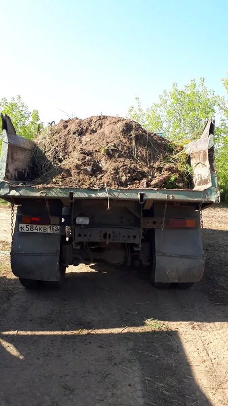 Расчистка участка, Нижегородская область, Ройка