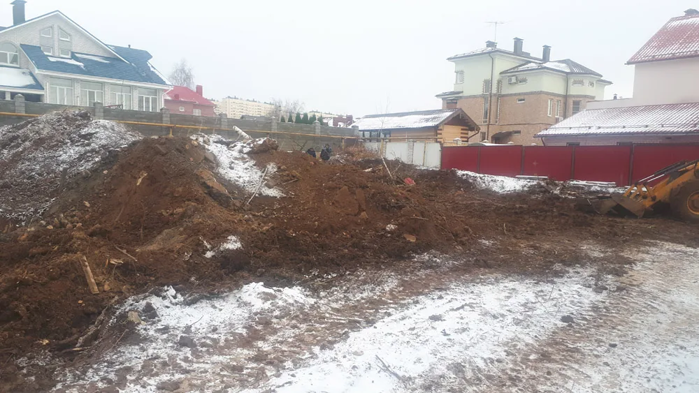 Расчистка участка, Печерская слобода