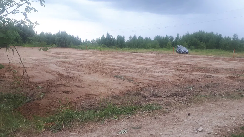 Расчистка участка, Шпалозавод