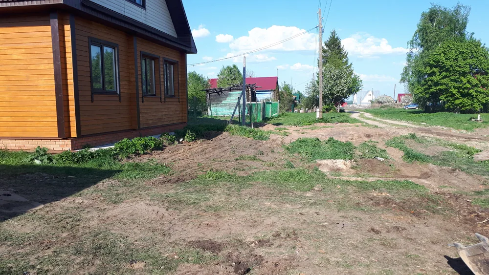 Расчистка участка, Венец