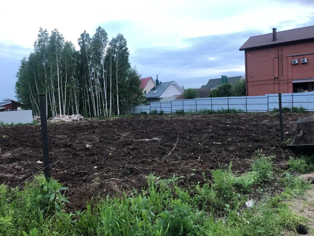 Расчистка участка, Афонино, 2