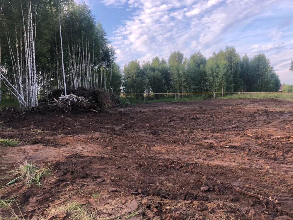 Расчистка участка, Бурцево