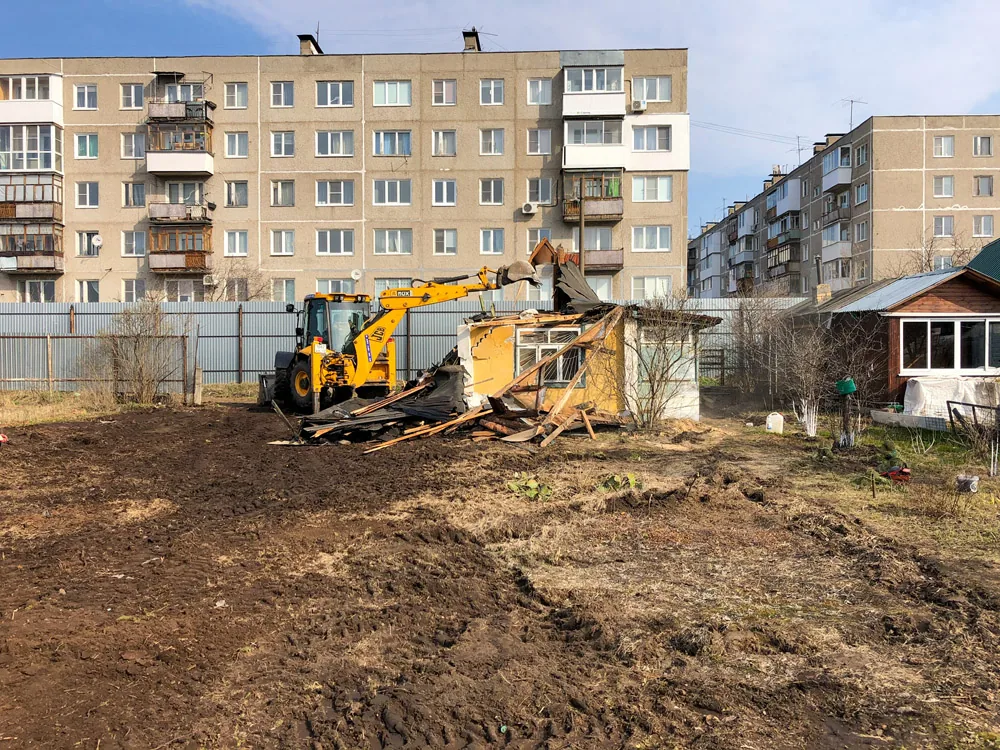 Расчистка участка, Дзержинск
