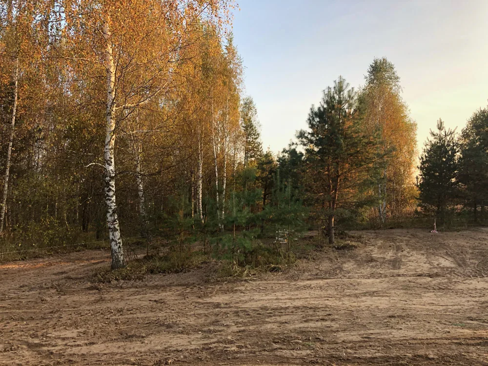 Расчистка участка, Гремячая поляна 15