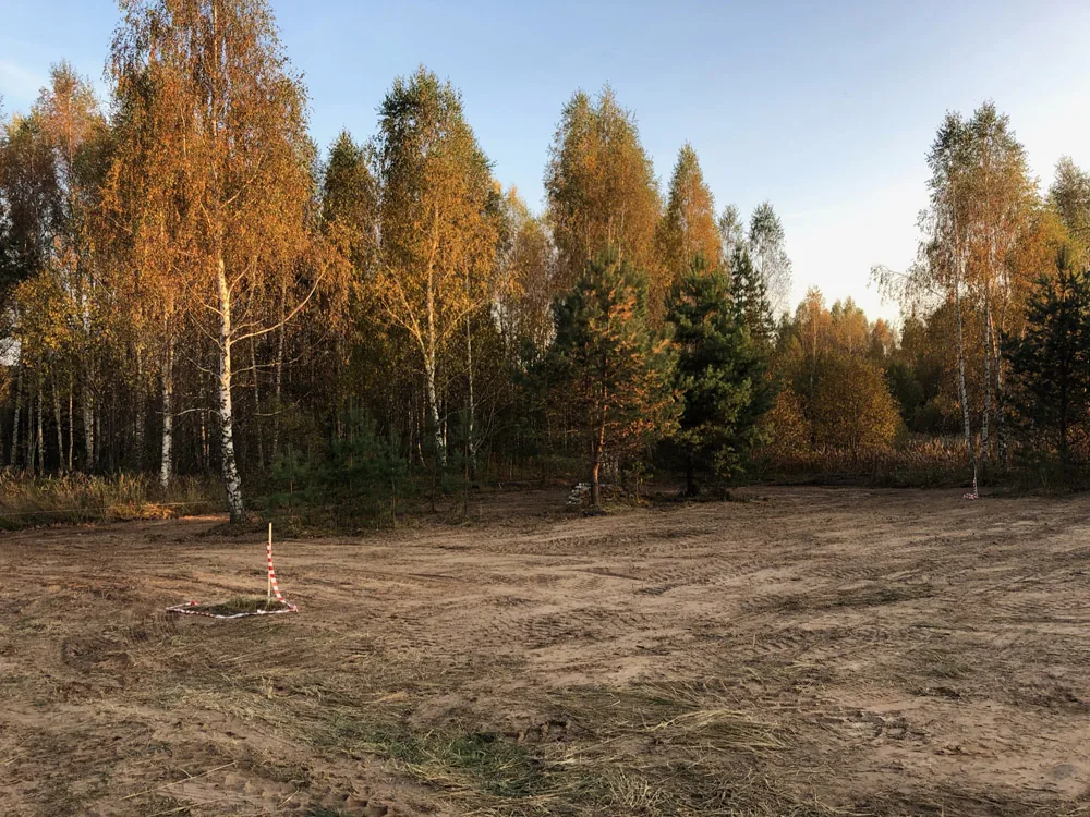 Расчистка участка, Гремячая поляна 15