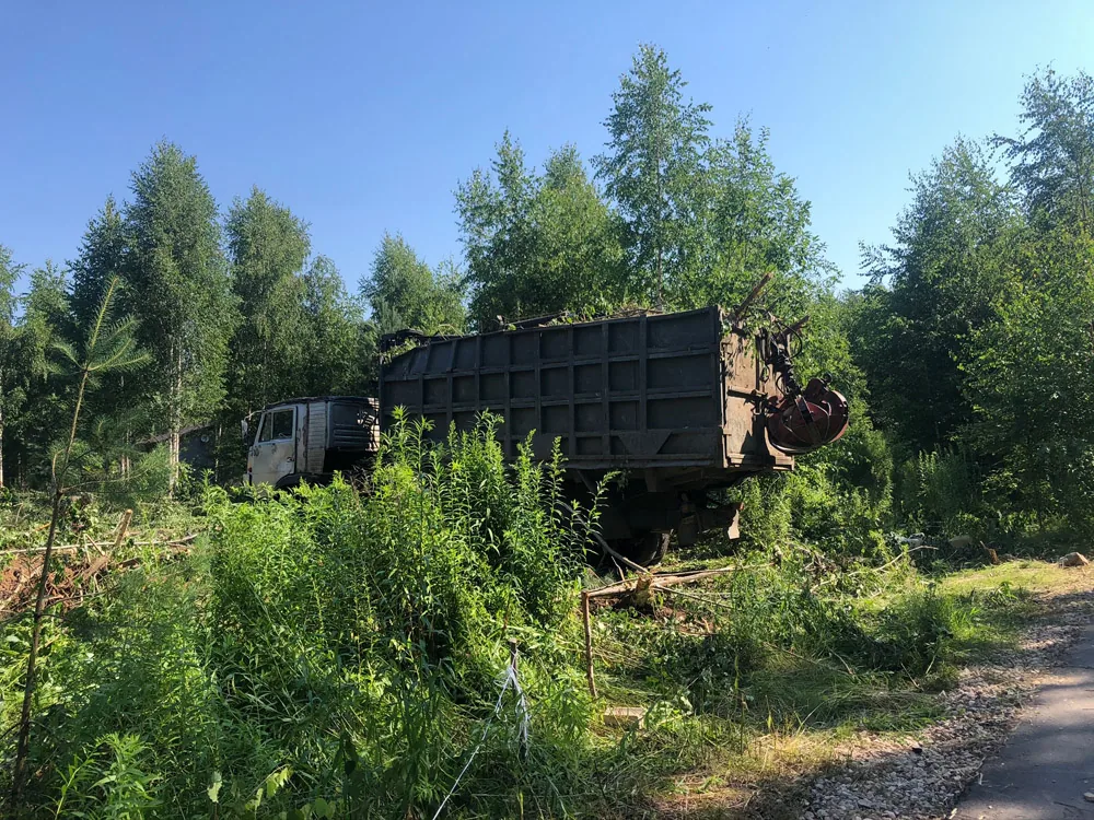Расчистка участка, Сосновый бор 2 заказ