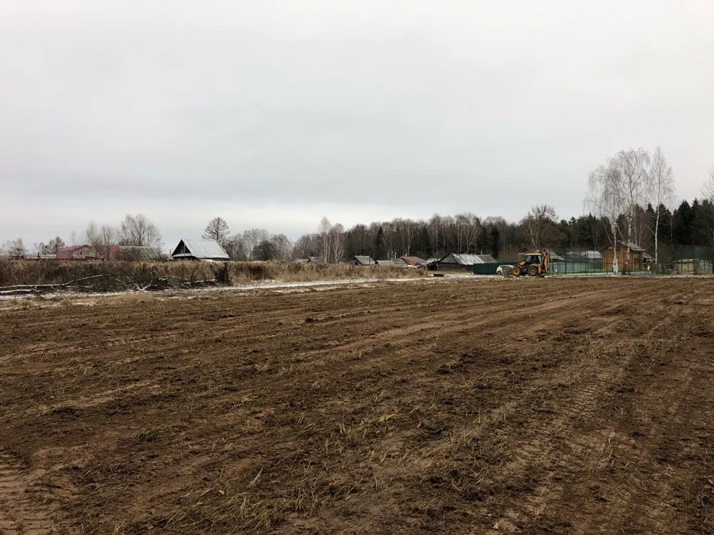 Расчистка участка, Зиняки