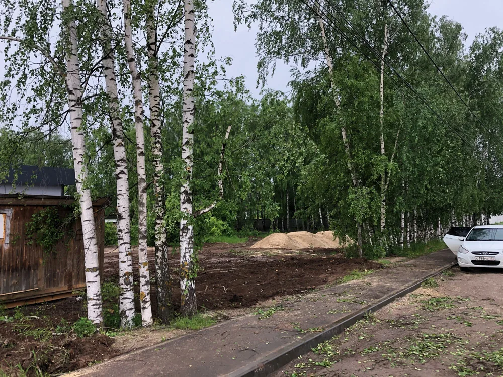 Спил деревьев, Ломовоз