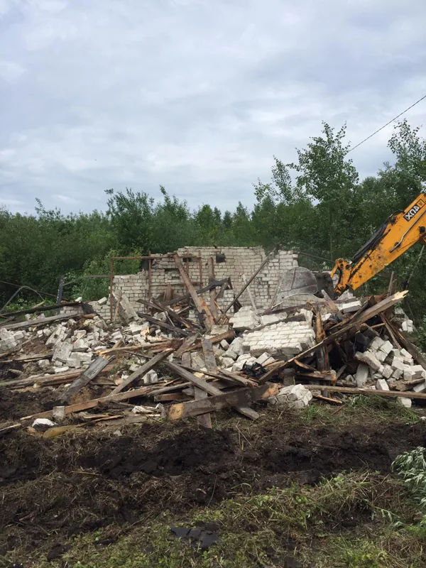 Демонтажные работы, СНТ Чайка, Октябрьский