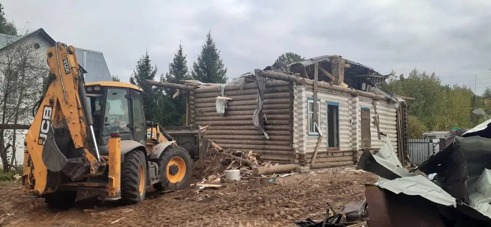 Демонтажные работы, п. Парышево