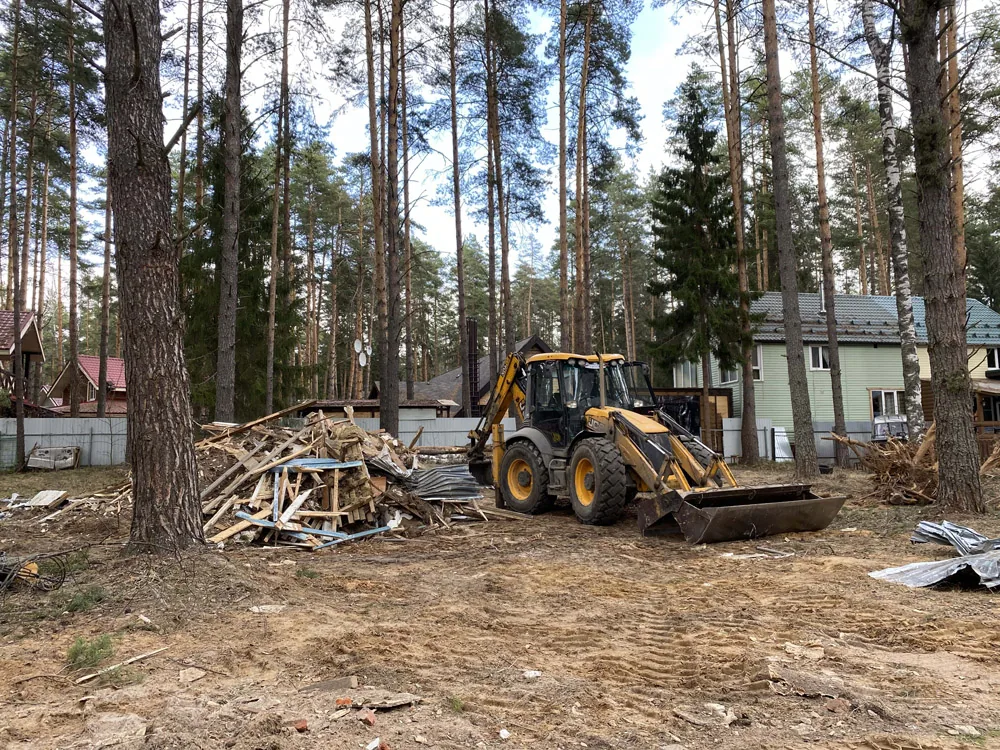 Демонтажные работы, Радуга