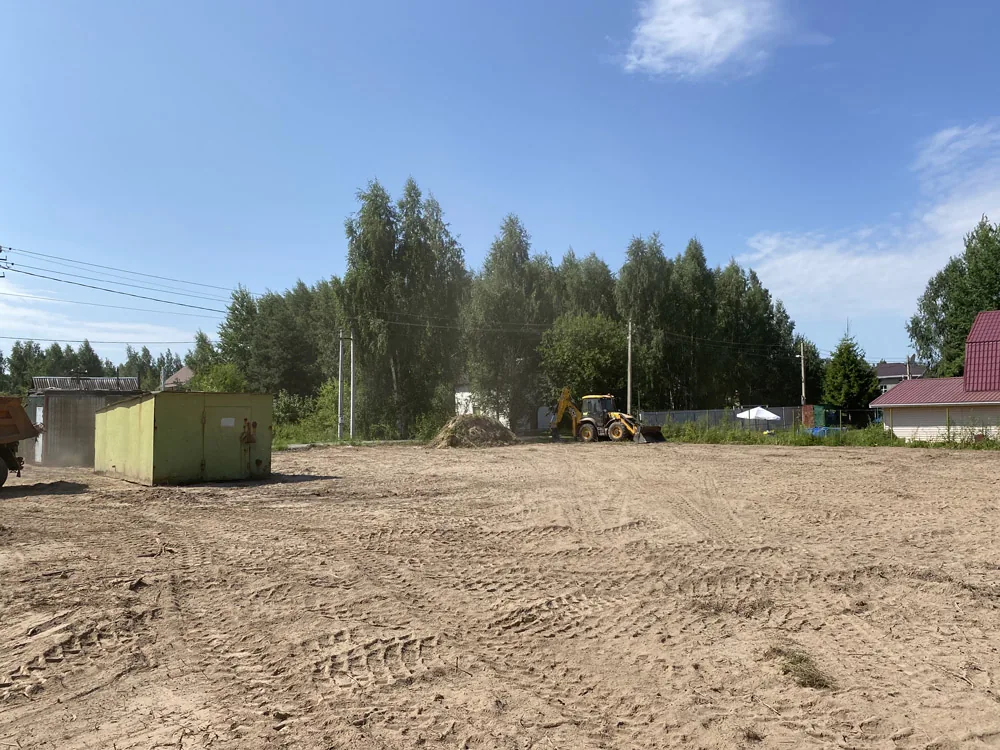Расчистка участка, Елховка