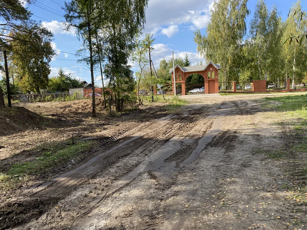 Расчистка участка, Филипповское