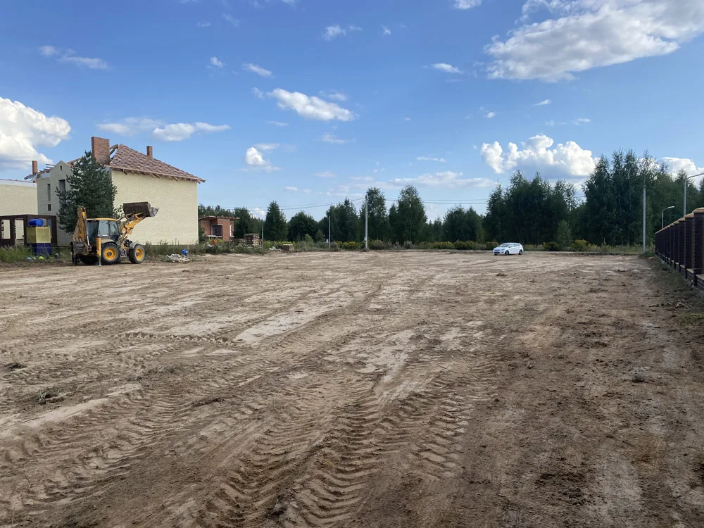Расчистка поля на участке, д.Николино, Борский район