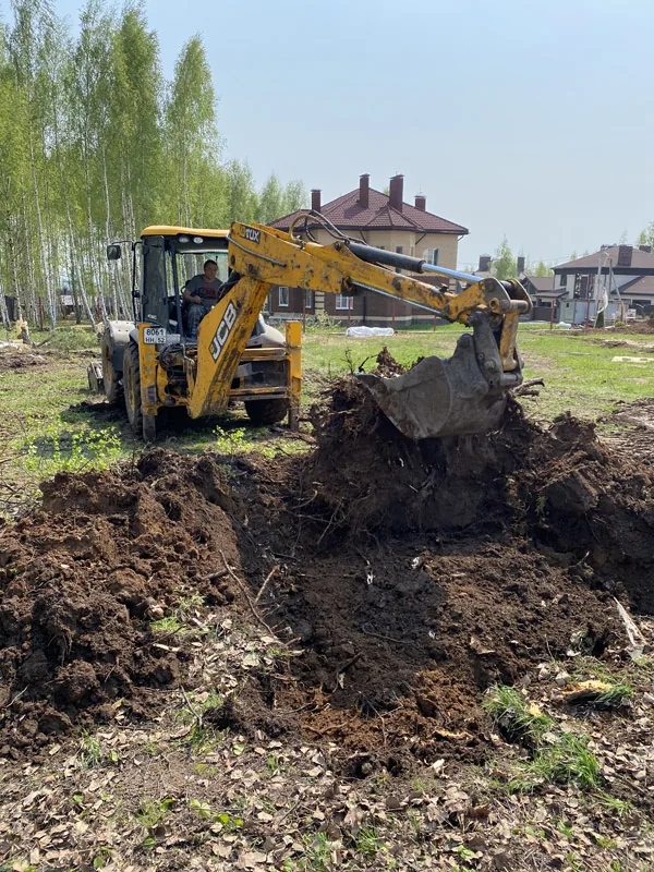 Расчистка участка, Орешкино