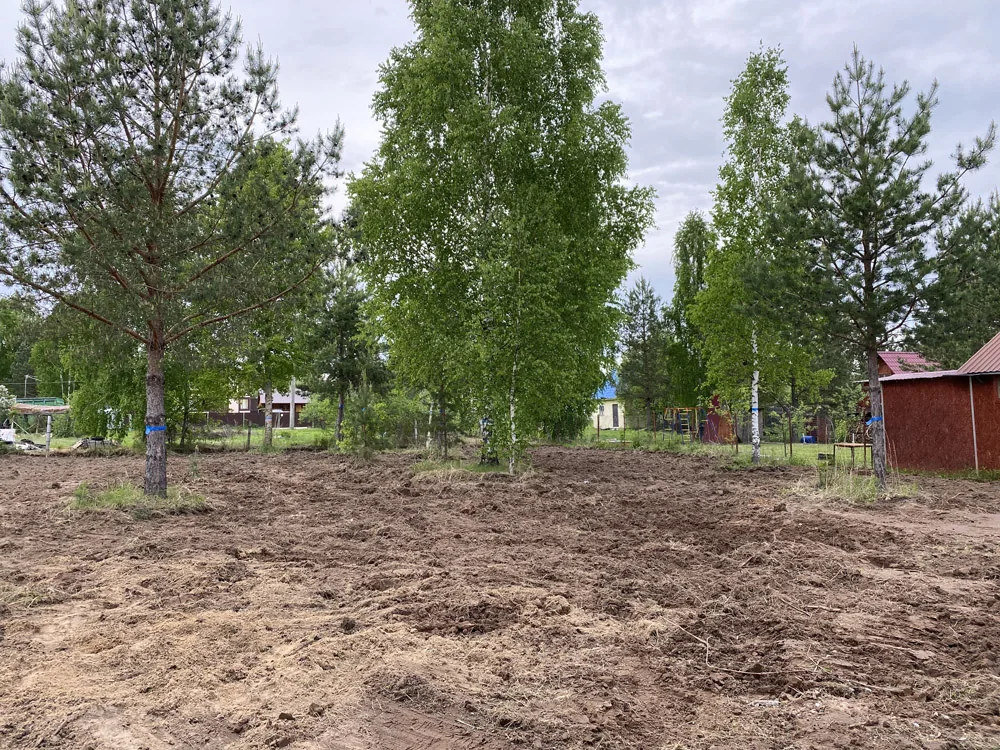 Расчистка участка, Юловка