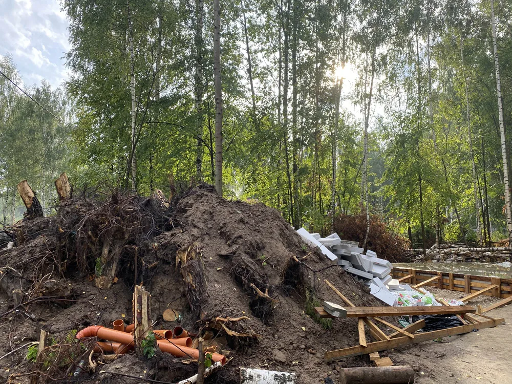 Расчистка участка, Черемисское