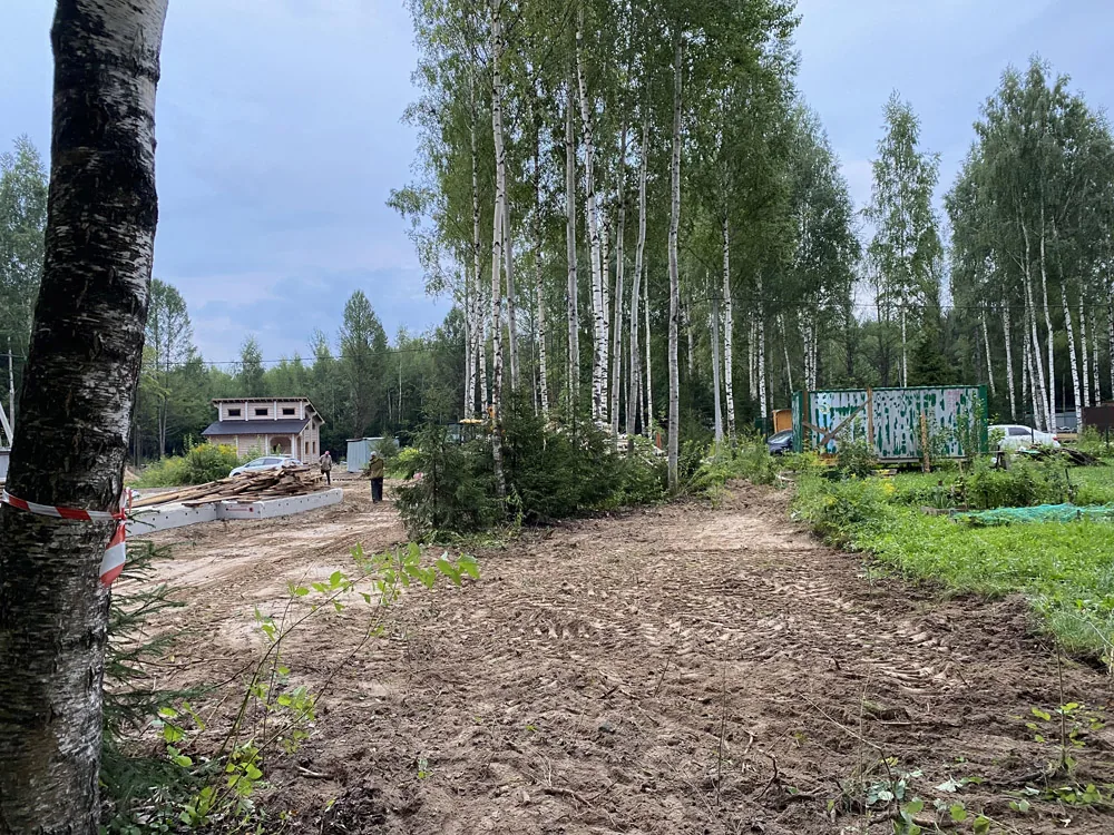 Расчистка участка, Черемисское