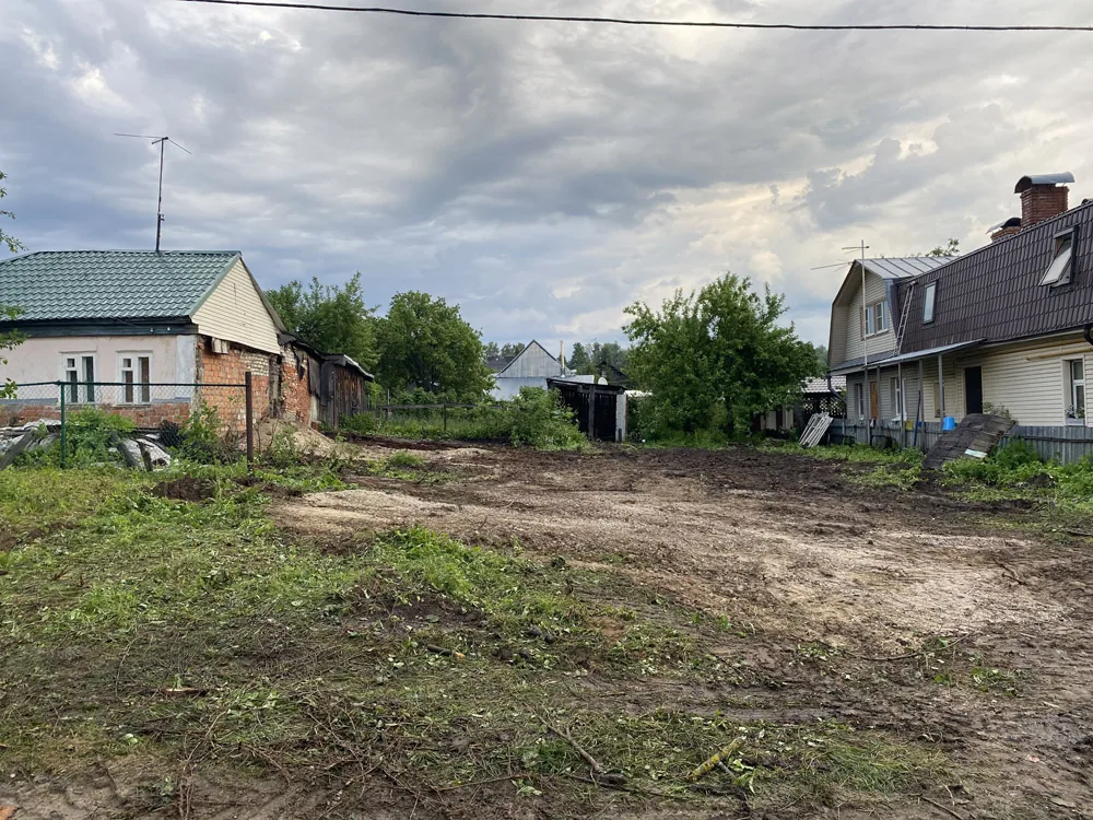 Расчистка участка, Дубёнки