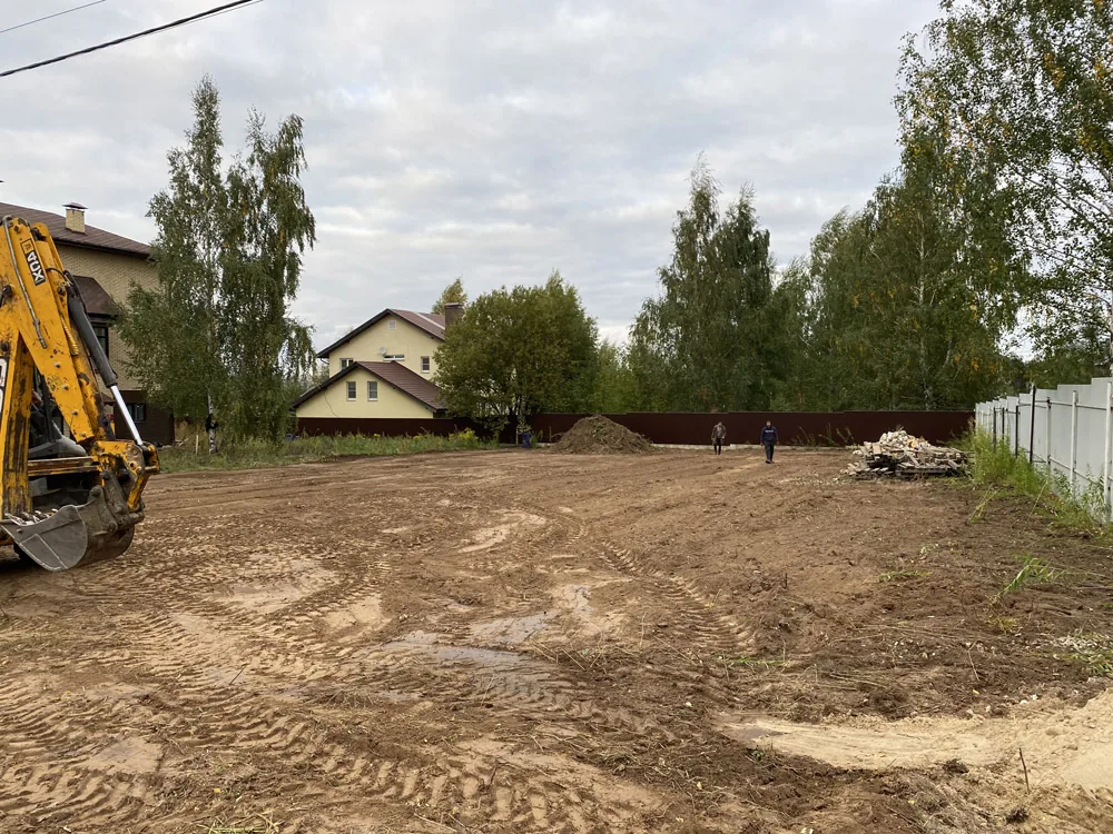 Расчистка участка, Утечино