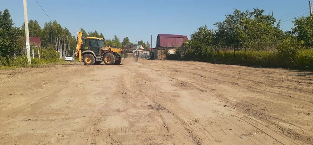 Расчистка участка и выравнивание участка, срез дерна, СНТ "Золотая осень", Нижний Новгород