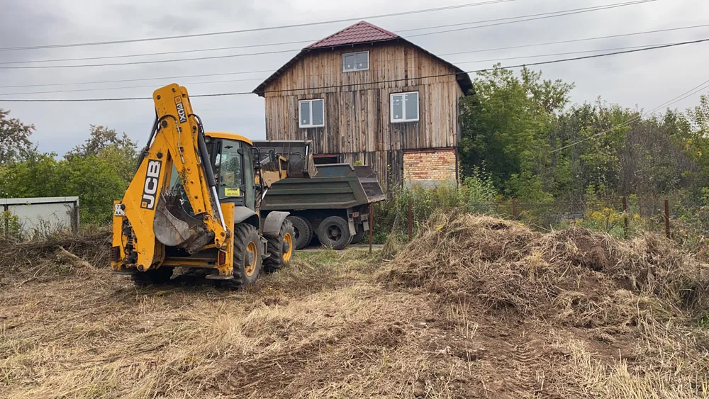 Выравнивание участка, ПСК "Здоровье", Кстовский р-н