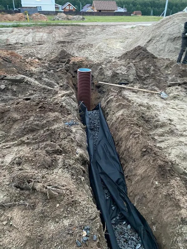 Устройство дренажной системы, ТИЗ Новопокровское, Нижний Новгород