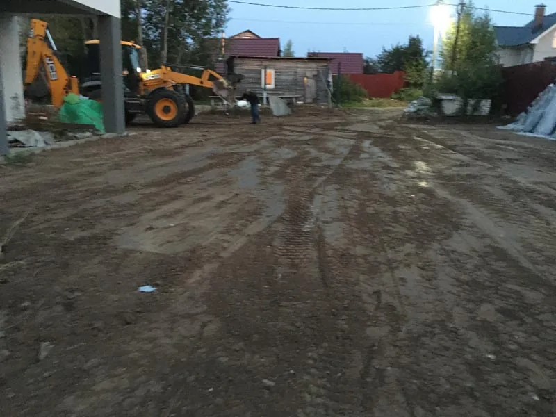 Выравнивание участка, д.Покровское, Семеновский район