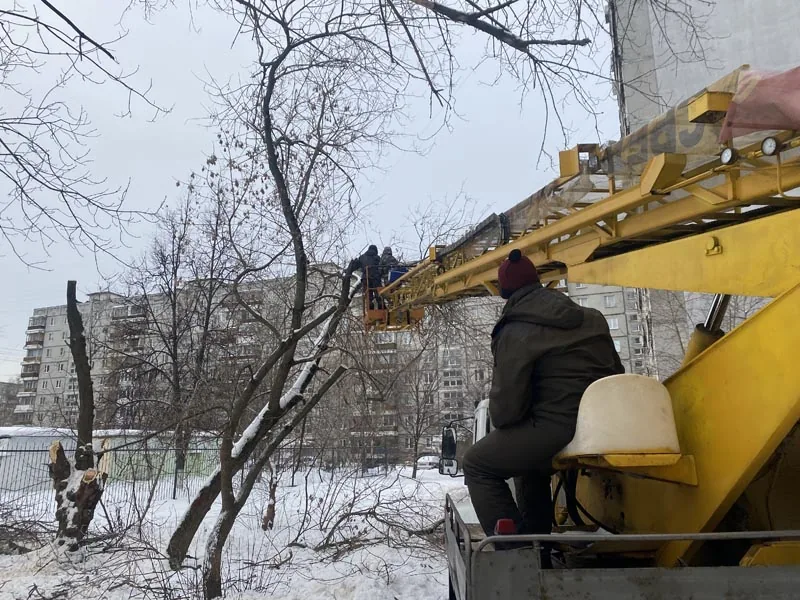 Кронирование, ул.Есенина, Нижний Новгород