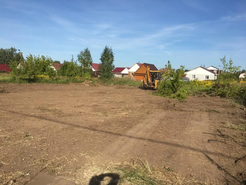 Расчистка участка, Дальнее Константиново