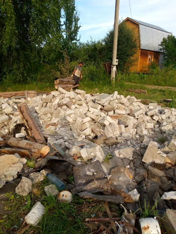 Ручной демонтаж, Каменки