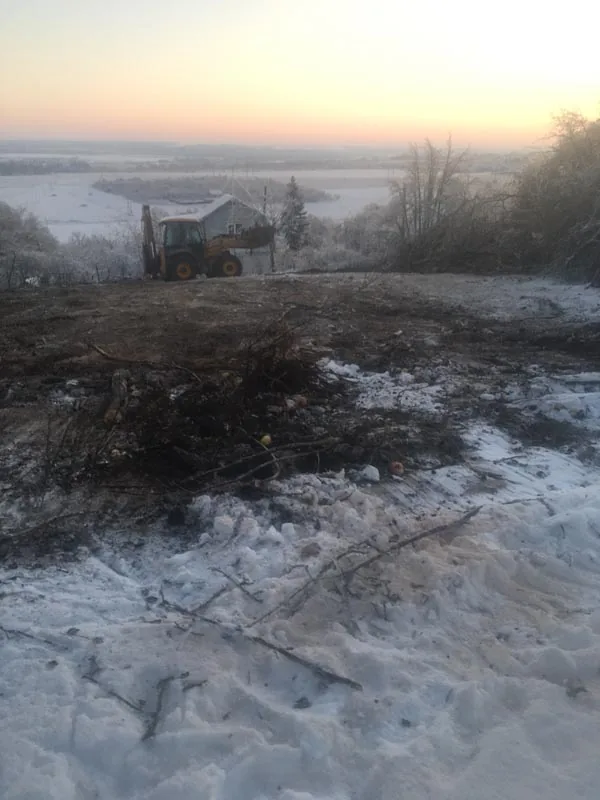 Расчистка участка, Шелокша